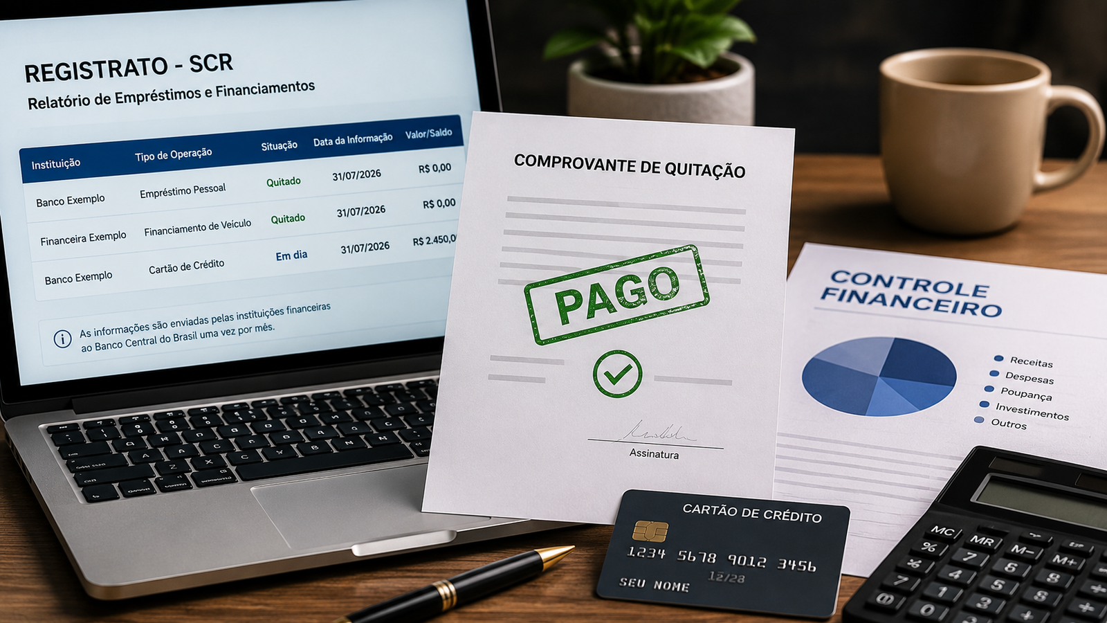 Corrigir informação de dívida no Registrato