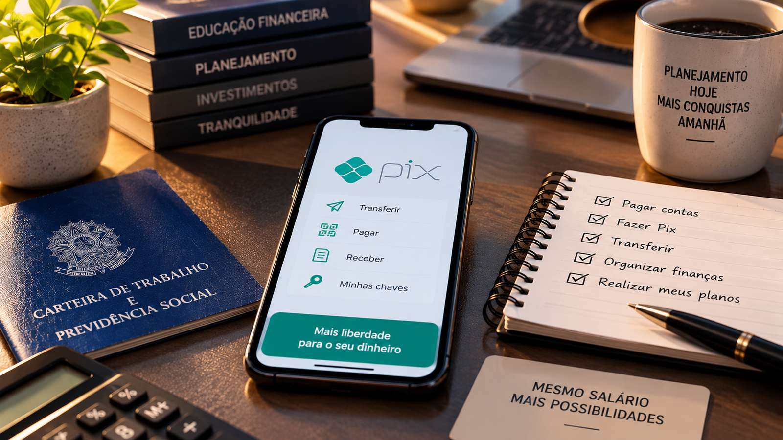 Conta-salário e alternativas para utilizar Pix e transferências